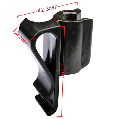 Golf Club Bag Clips - Durable Black Putter Clamp Holder Organizer for Men and Women