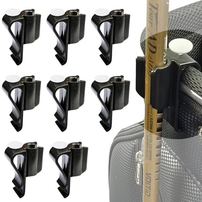 Golf Club Bag Clips - Durable Black Putter Clamp Holder Organizer for Men and Women