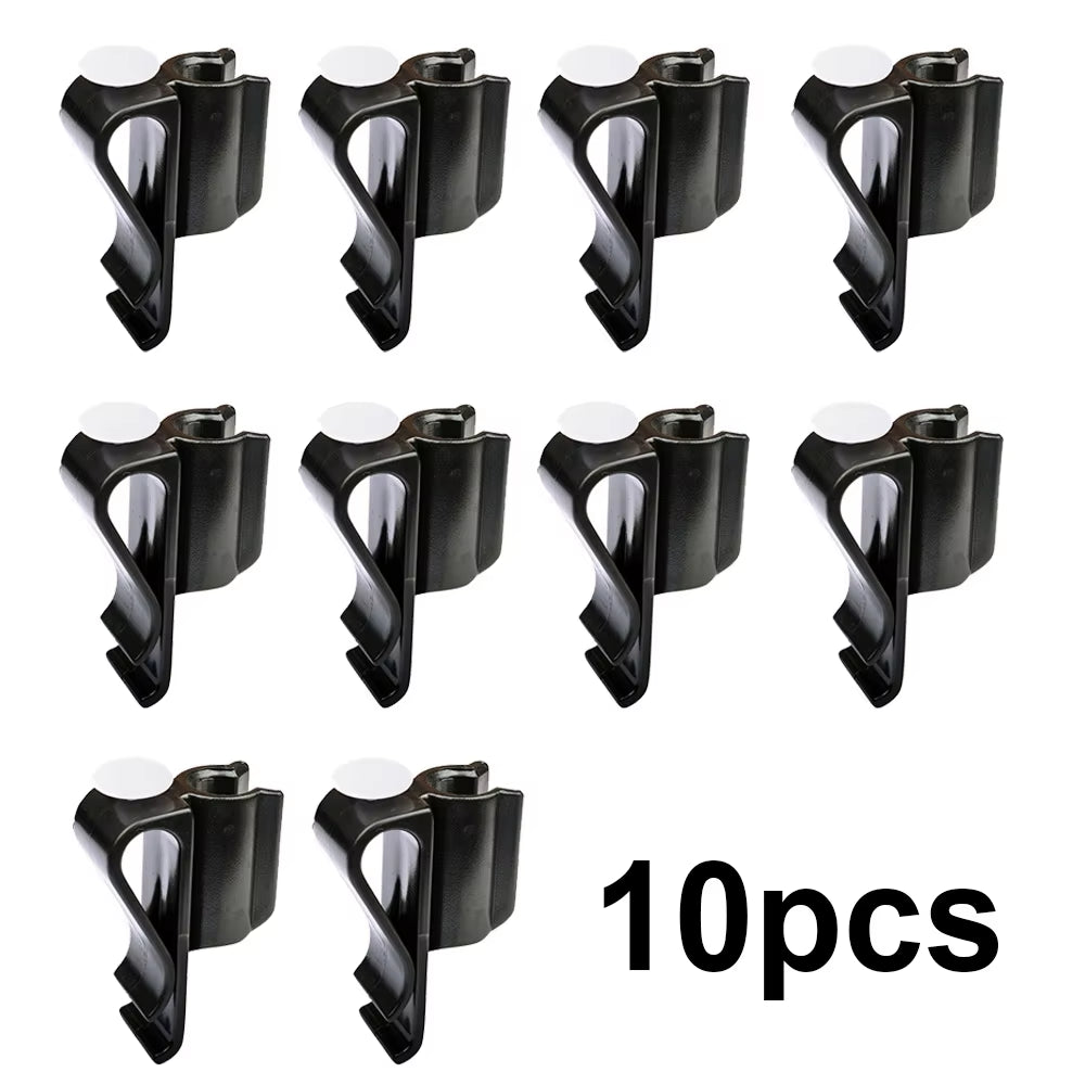 Golf Club Bag Clips - Durable Black Putter Clamp Holder Organizer for Men and Women