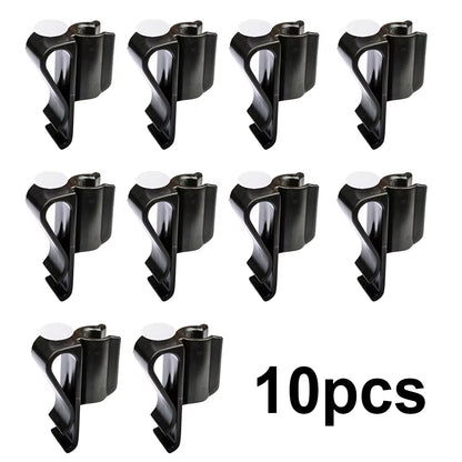 Golf Club Bag Clips - Durable Black Putter Clamp Holder Organizer for Men and Women
